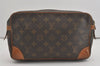 Authentic Louis Vuitton Monogram Compiegne 28 Clutch Hand Bag M51845 LV 8295I
