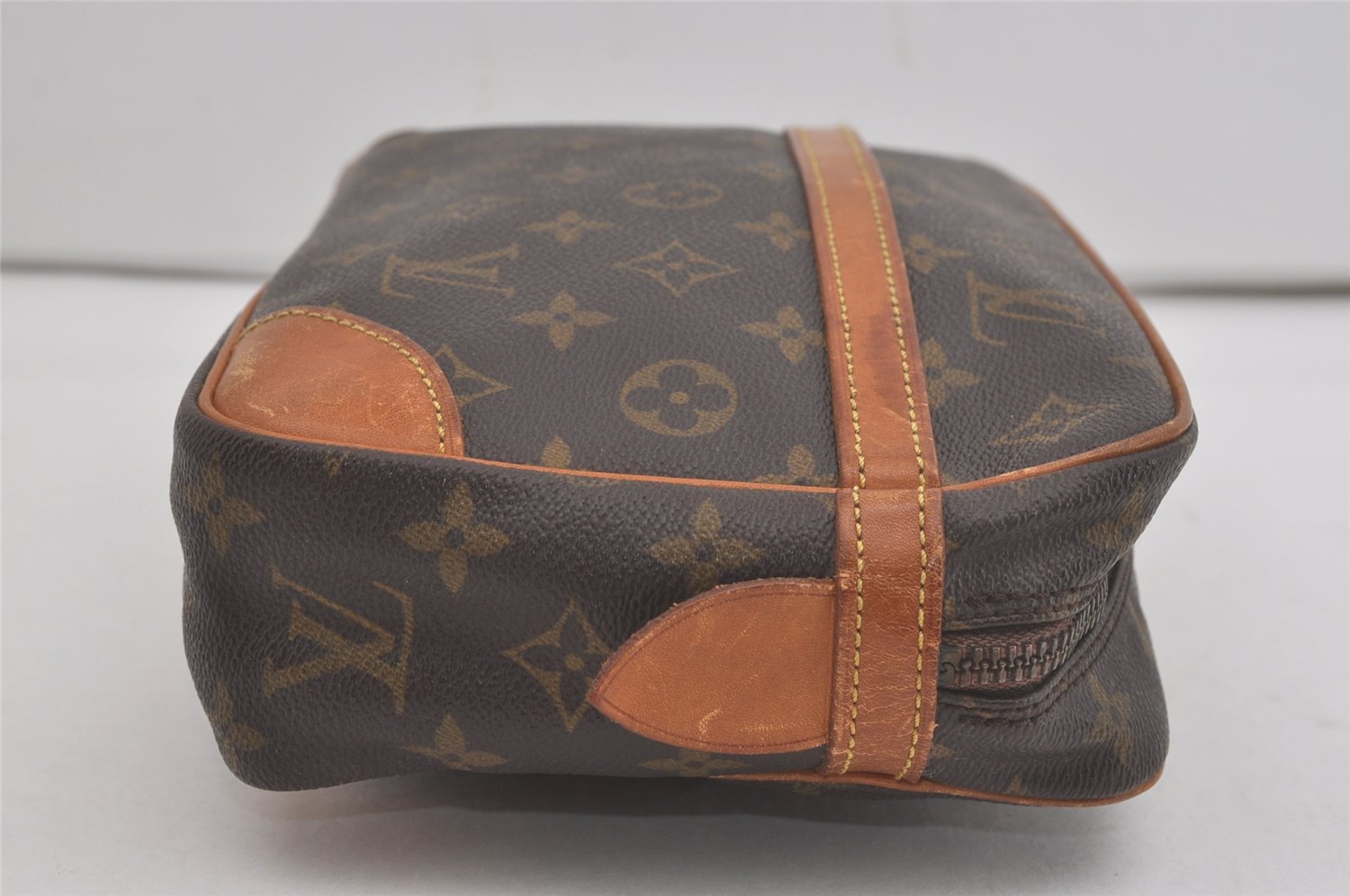 Authentic Louis Vuitton Monogram Compiegne 28 Clutch Hand Bag M51845 LV 8295I
