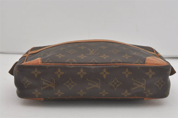 Authentic Louis Vuitton Monogram Compiegne 28 Clutch Hand Bag M51845 LV 8295I