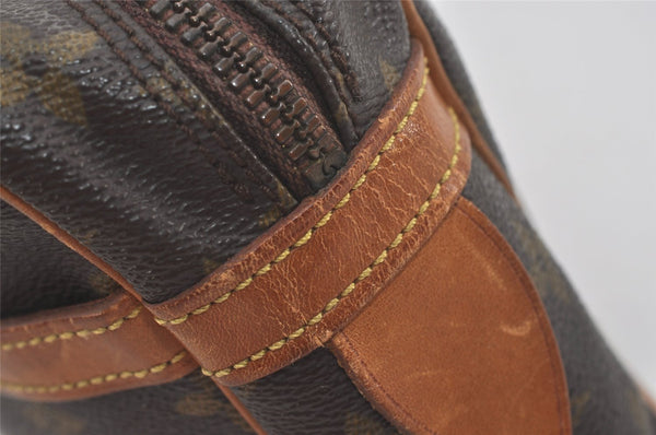 Authentic Louis Vuitton Monogram Compiegne 28 Clutch Hand Bag M51845 LV 8295I