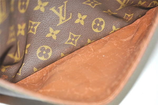 Authentic Louis Vuitton Monogram Compiegne 28 Clutch Hand Bag M51845 LV 8295I