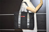 Authentic PRADA Sports Vintage Polyester Shoulder Tote Bag Black Junk 8296J