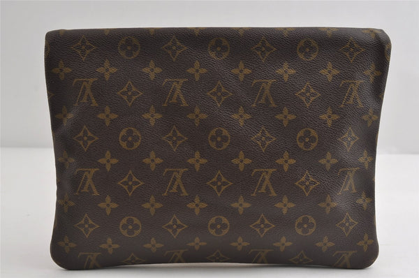 Auth Louis Vuitton Monogram Pochette Pliante Clutch Hand Bag Old Model LV 8297I