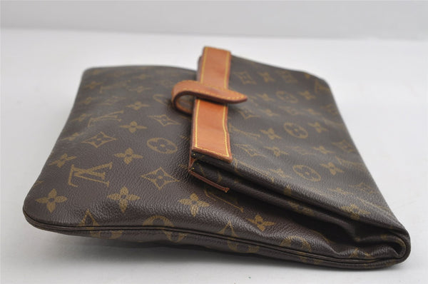 Auth Louis Vuitton Monogram Pochette Pliante Clutch Hand Bag Old Model LV 8297I