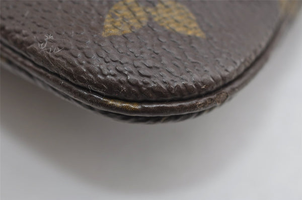 Auth Louis Vuitton Monogram Pochette Pliante Clutch Hand Bag Old Model LV 8297I