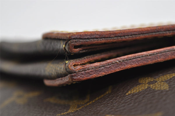 Auth Louis Vuitton Monogram Pochette Pliante Clutch Hand Bag Old Model LV 8297I