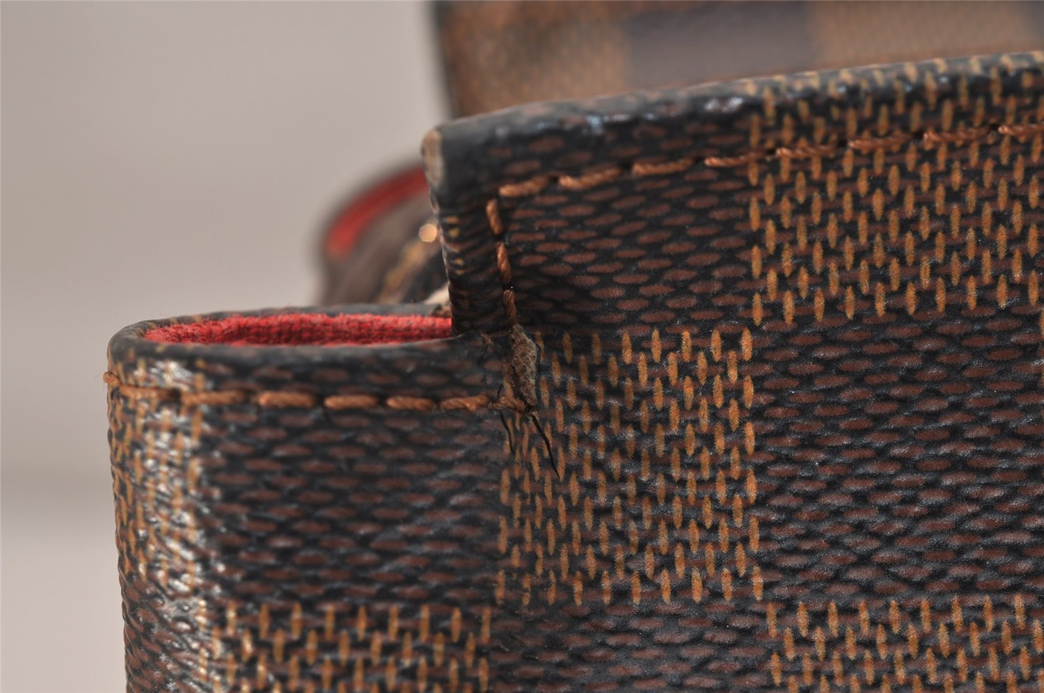 Authentic Louis Vuitton Damier Chelsea Shoulder Tote Bag N51119 LV 8297J