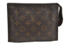 Auth Louis Vuitton Monogram Poche Toilette 19 M47544 Cosmetics Pouch Junk 8298I