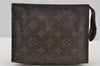 Auth Louis Vuitton Monogram Poche Toilette 19 M47544 Cosmetics Pouch Junk 8298I