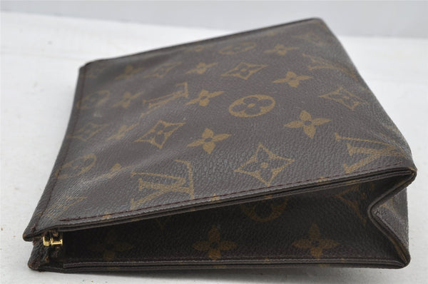 Auth Louis Vuitton Monogram Poche Toilette 19 M47544 Cosmetics Pouch Junk 8298I