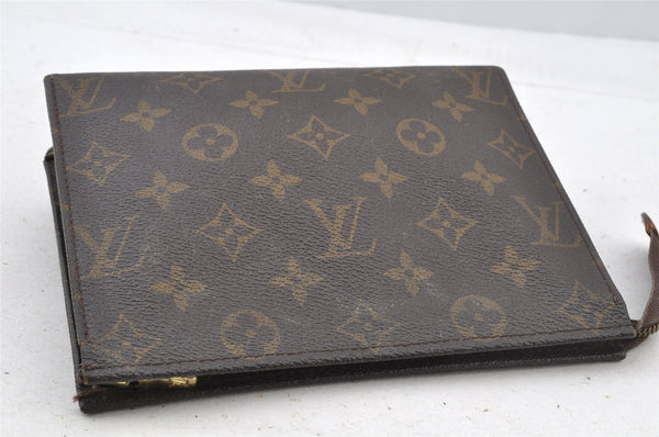 Auth Louis Vuitton Monogram Poche Toilette 19 M47544 Cosmetics Pouch Junk 8298I