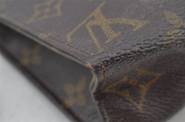 Auth Louis Vuitton Monogram Poche Toilette 19 M47544 Cosmetics Pouch Junk 8298I