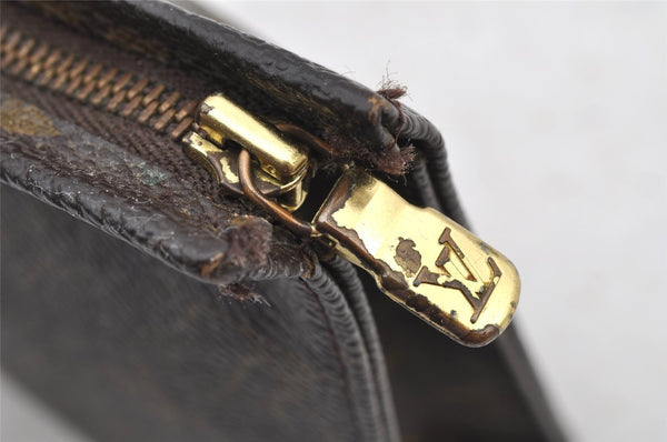 Auth Louis Vuitton Monogram Poche Toilette 19 M47544 Cosmetics Pouch Junk 8298I