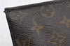 Auth Louis Vuitton Monogram Poche Toilette 19 M47544 Cosmetics Pouch Junk 8298I