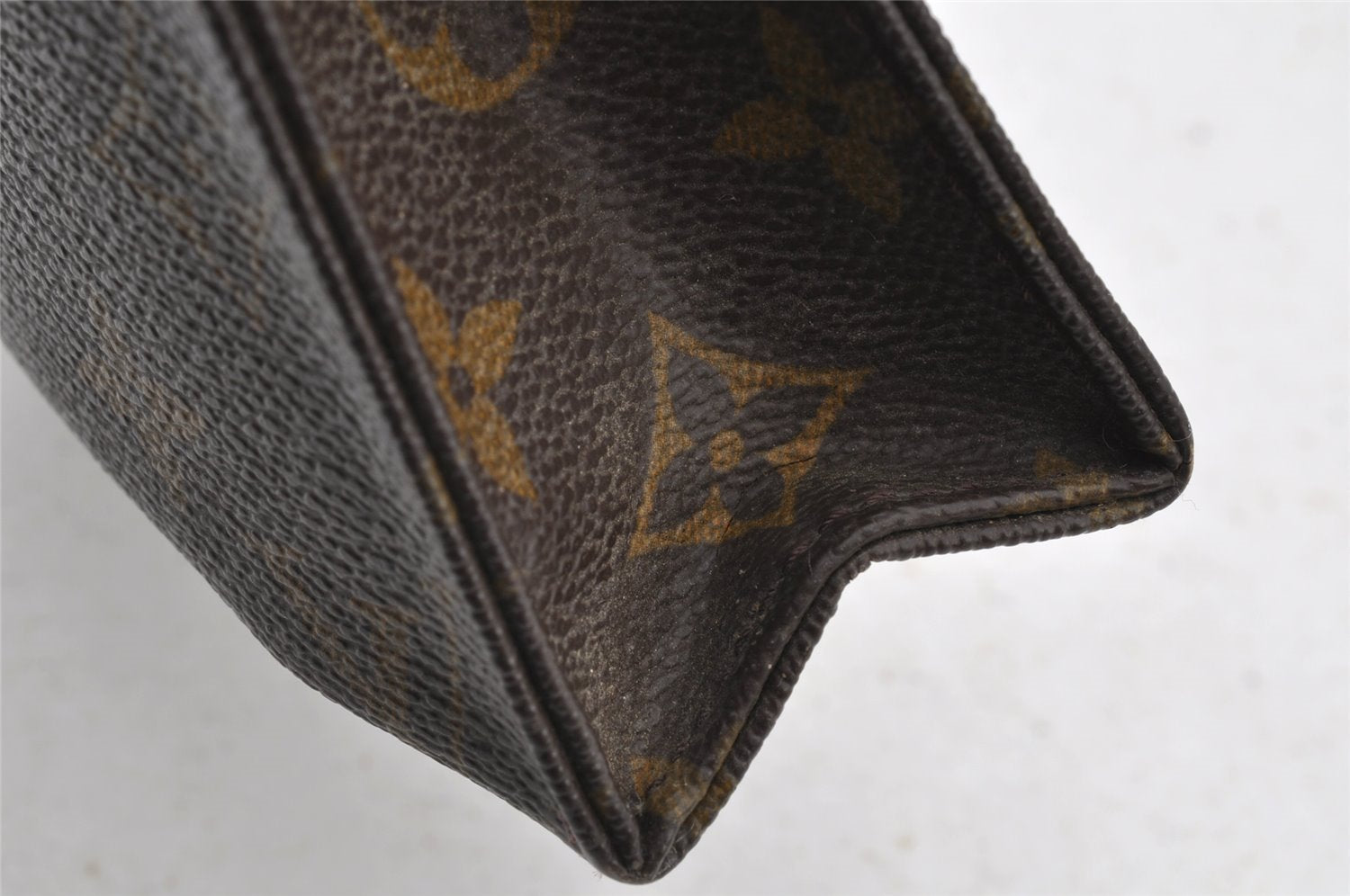 Auth Louis Vuitton Monogram Poche Toilette 19 M47544 Cosmetics Pouch Junk 8298I