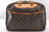 Authentic Louis Vuitton Monogram Deauville Hand Bag M47270 LV 8299I