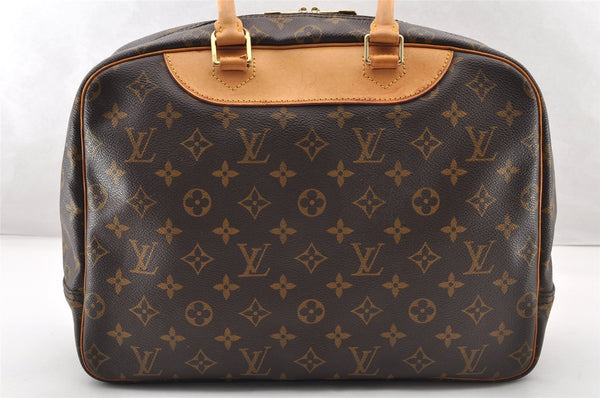 Authentic Louis Vuitton Monogram Deauville Hand Bag M47270 LV 8299I