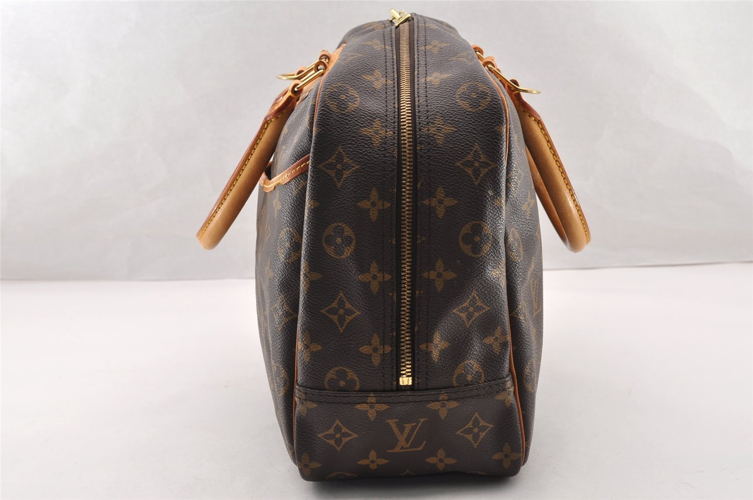Authentic Louis Vuitton Monogram Deauville Hand Bag M47270 LV 8299I