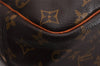 Authentic Louis Vuitton Monogram Deauville Hand Bag M47270 LV 8299I