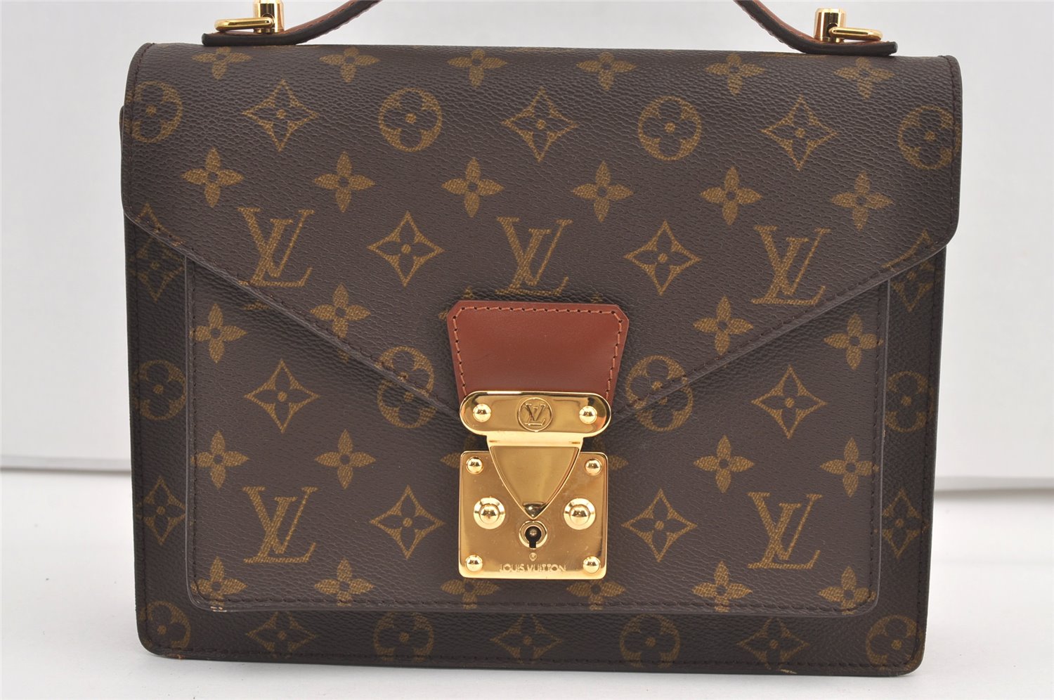 Authentic Louis Vuitton Monogram Monceau 2Way Shoulder Hand Bag M51187 LV 8299J