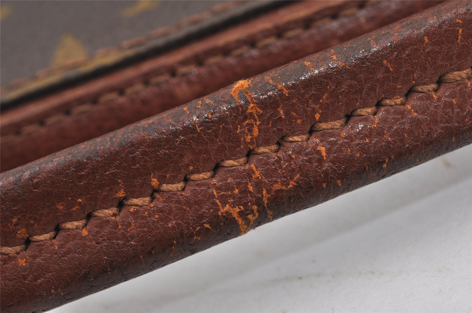 Authentic Louis Vuitton Monogram Briefcase Hand Bag Old Model LV Junk 8300J