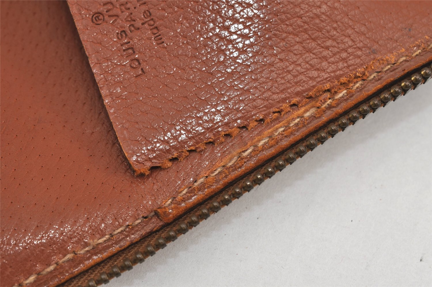 Authentic Louis Vuitton Monogram Briefcase Hand Bag Old Model LV Junk 8300J