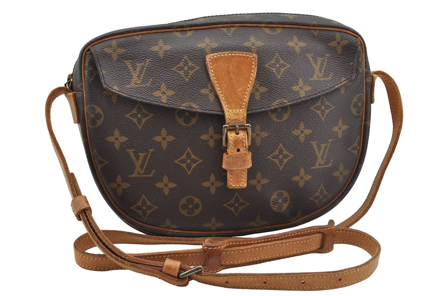 Authentic Louis Vuitton Monogram Jeune Fille MM M51226 Shoulder Cross Bag 8301I