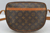 Authentic Louis Vuitton Monogram Jeune Fille MM M51226 Shoulder Cross Bag 8301I