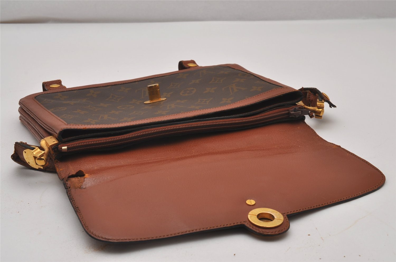 Authentic Louis Vuitton Monogram Sac Vendome Shoulder Bag Old Model Junk 8302I