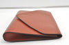 Authentic Louis Vuitton Epi Arts Deco Clutch Bag Brown M52633 LV 8303J