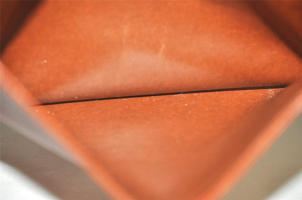 Authentic Louis Vuitton Epi Arts Deco Clutch Bag Brown M52633 LV 8303J