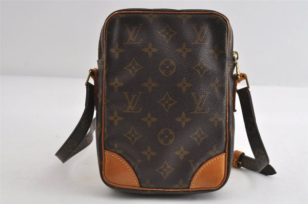 Authentic Louis Vuitton Monogram Danube Shoulder Cross Body Bag M45266 LV 8304I