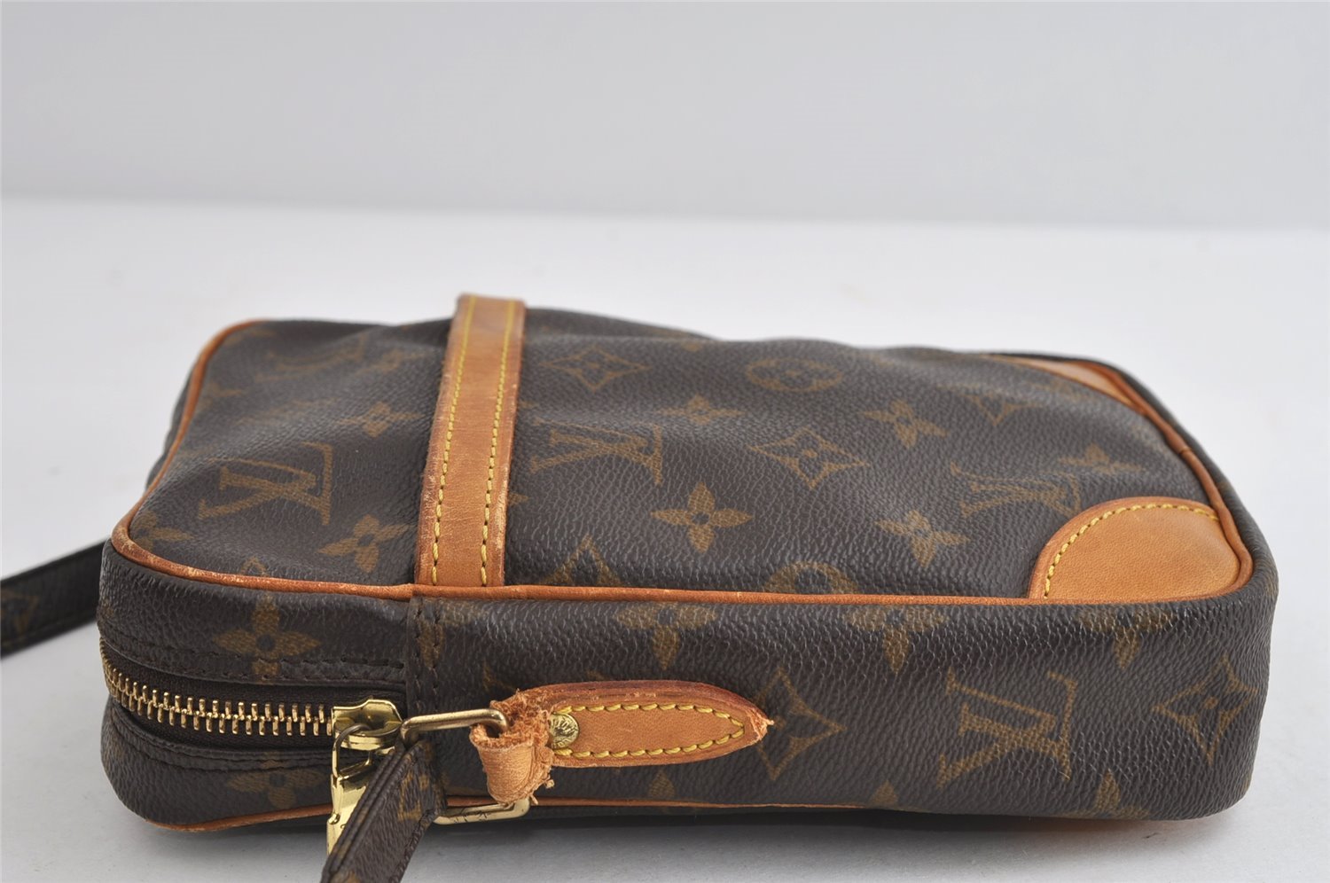 Authentic Louis Vuitton Monogram Danube Shoulder Cross Body Bag M45266 LV 8304I