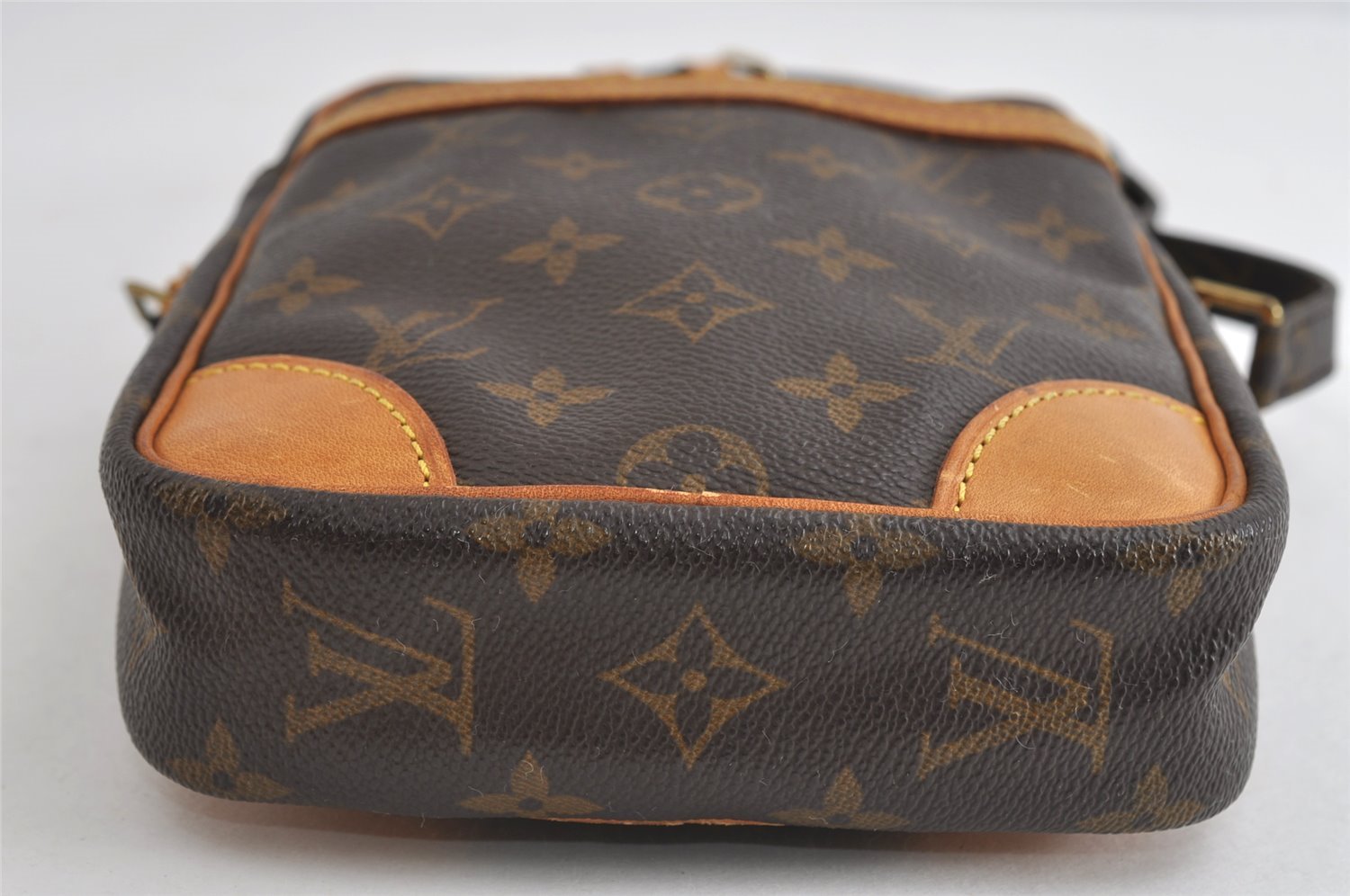 Authentic Louis Vuitton Monogram Danube Shoulder Cross Body Bag M45266 LV 8304I