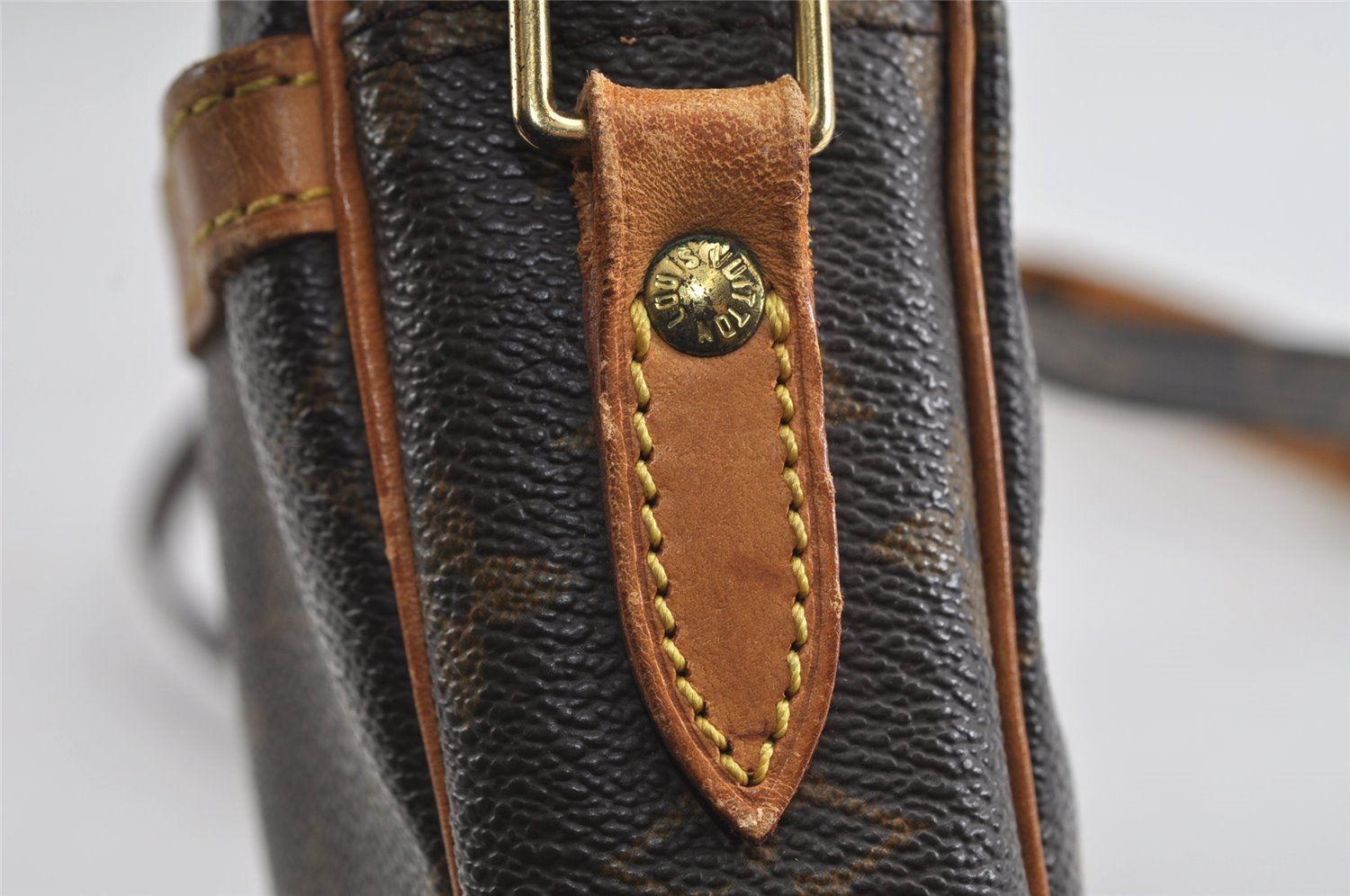 Authentic Louis Vuitton Monogram Danube Shoulder Cross Body Bag M45266 LV 8304I