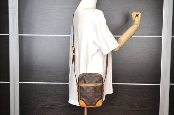 Authentic Louis Vuitton Monogram Danube Shoulder Cross Body Bag M45266 LV 8304I