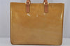 Authentic Louis Vuitton Vernis Columbus Shoulder Tote Bag Yellow M91023 LV 8304J