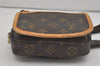 Authentic Louis Vuitton Monogram Bosphore Waist Cross Body Bag M40108 LV 8305I