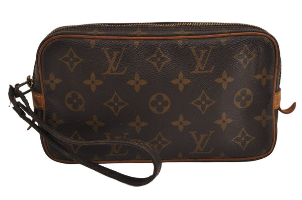 Auth Louis Vuitton Monogram Marly Bandouliere Shoulder Bag M51828 Junk 8305J