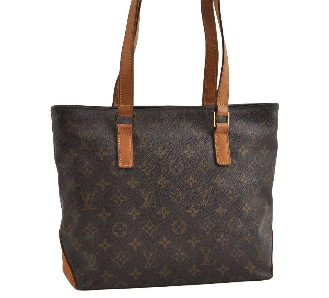 Authentic Louis Vuitton Monogram Cabas Piano Shoulder Tote Bag M51148 LV 8306I