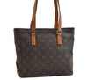 Authentic Louis Vuitton Monogram Cabas Piano Shoulder Tote Bag M51148 LV 8306I