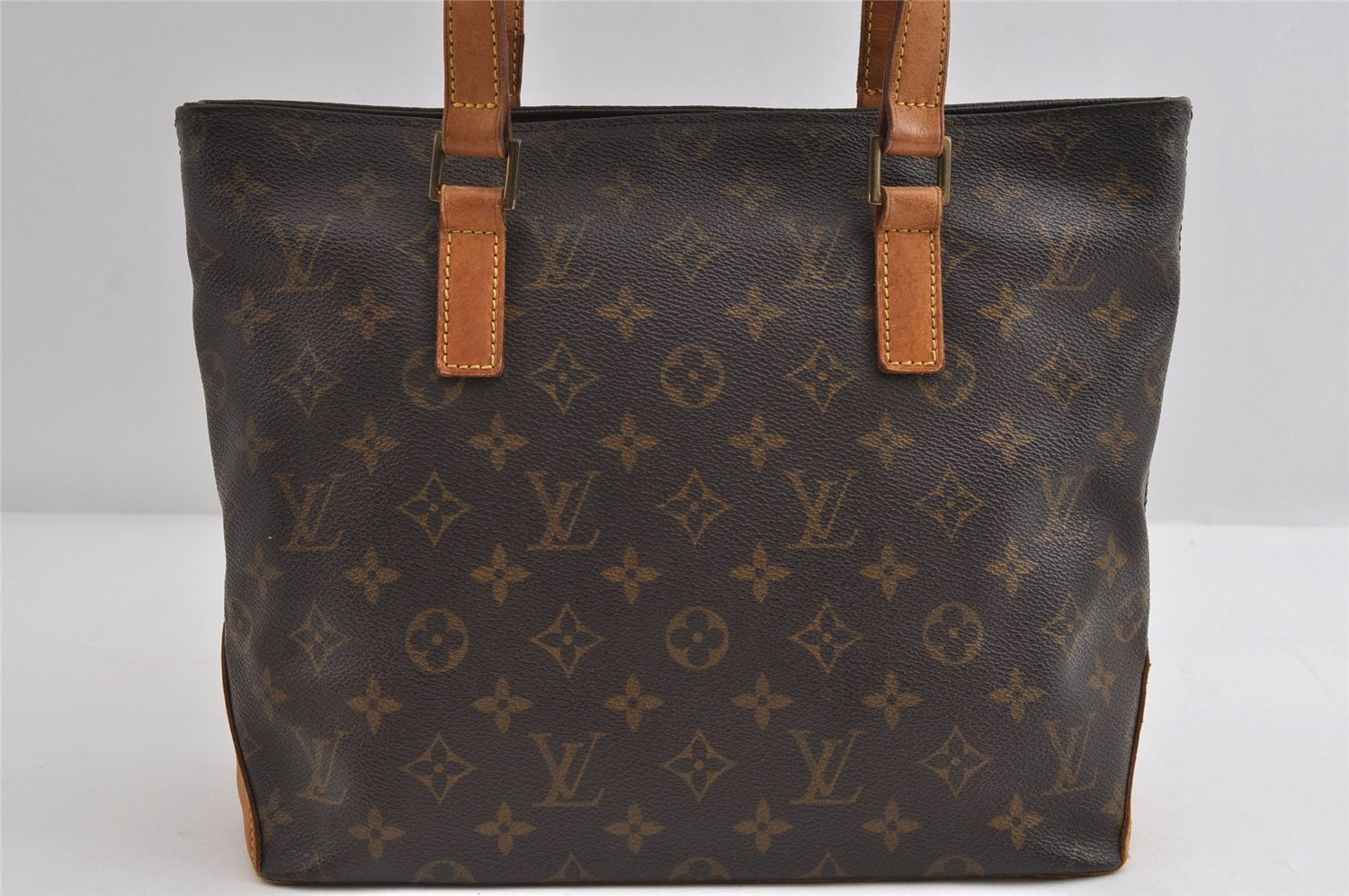 Authentic Louis Vuitton Monogram Cabas Piano Shoulder Tote Bag M51148 LV 8306I