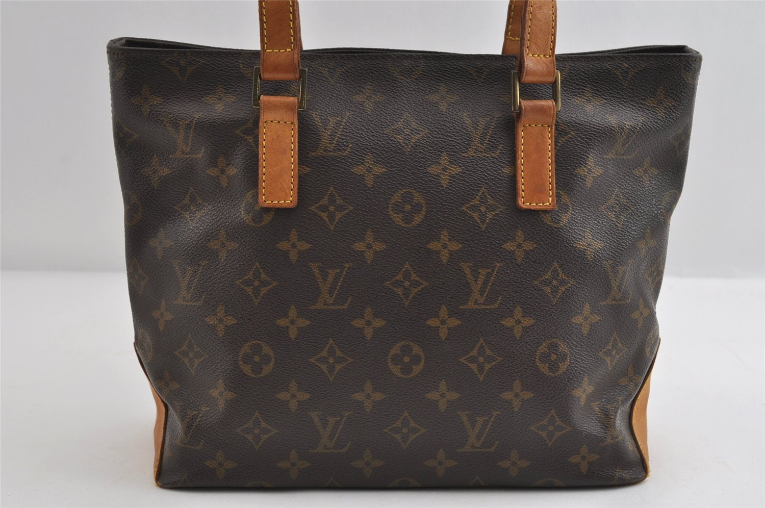 Authentic Louis Vuitton Monogram Cabas Piano Shoulder Tote Bag M51148 LV 8306I