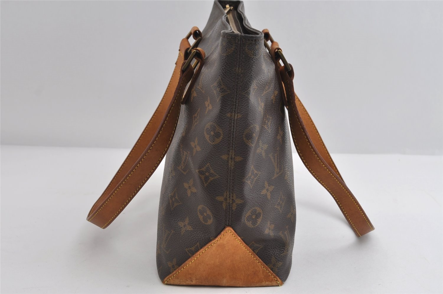 Authentic Louis Vuitton Monogram Cabas Piano Shoulder Tote Bag M51148 LV 8306I