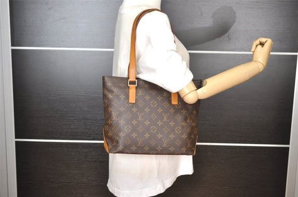 Authentic Louis Vuitton Monogram Cabas Piano Shoulder Tote Bag M51148 LV 8306I