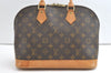Authentic Louis Vuitton Monogram Alma Hand Bag Purse M51130 LV 8306J