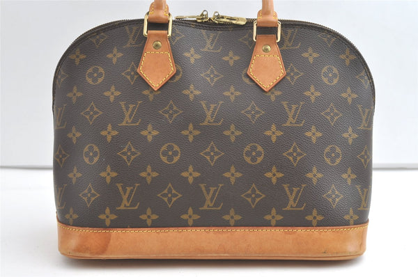 Authentic Louis Vuitton Monogram Alma Hand Bag Purse M51130 LV 8306J