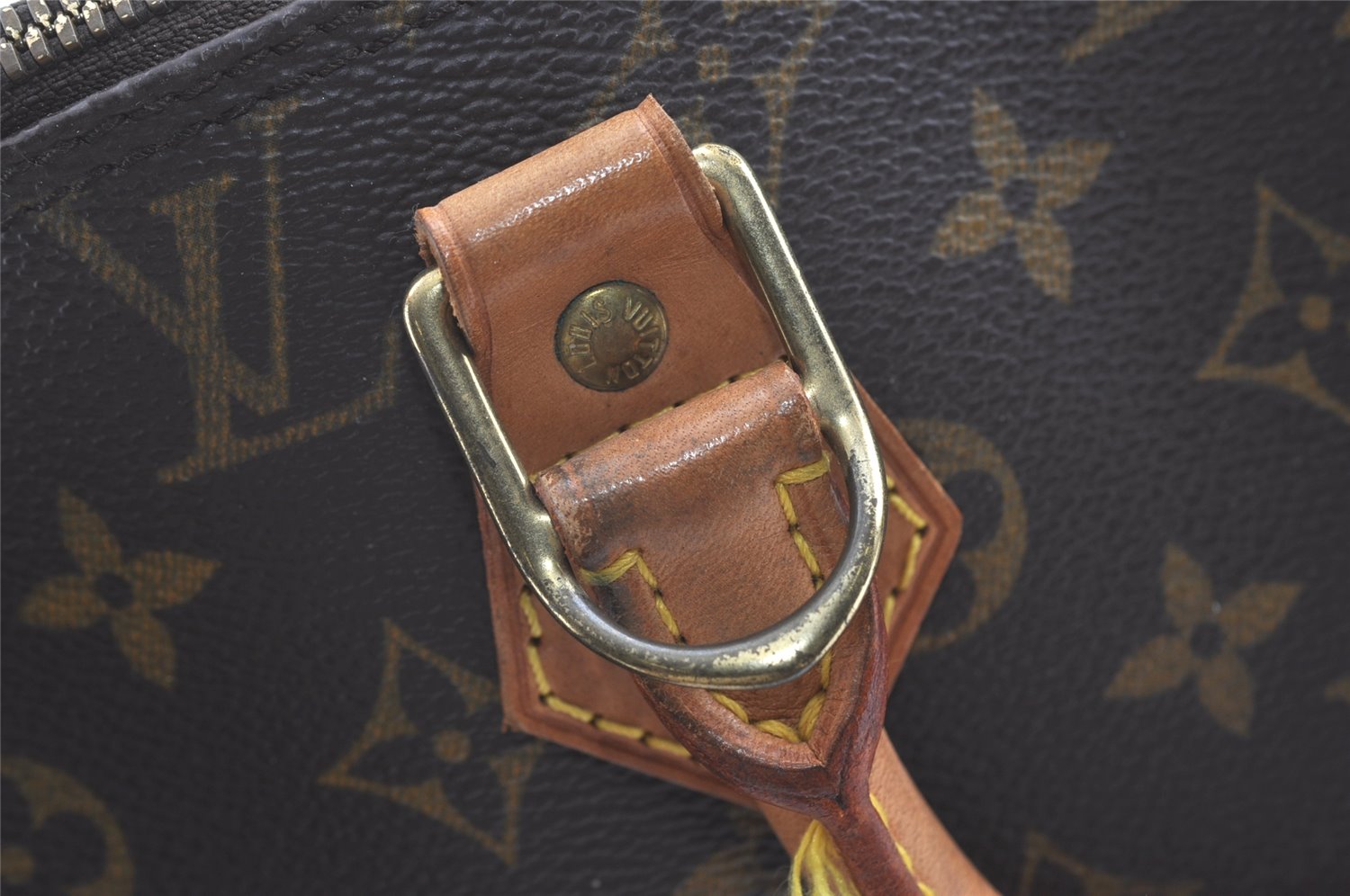 Authentic Louis Vuitton Monogram Alma Hand Bag Purse M51130 LV 8306J