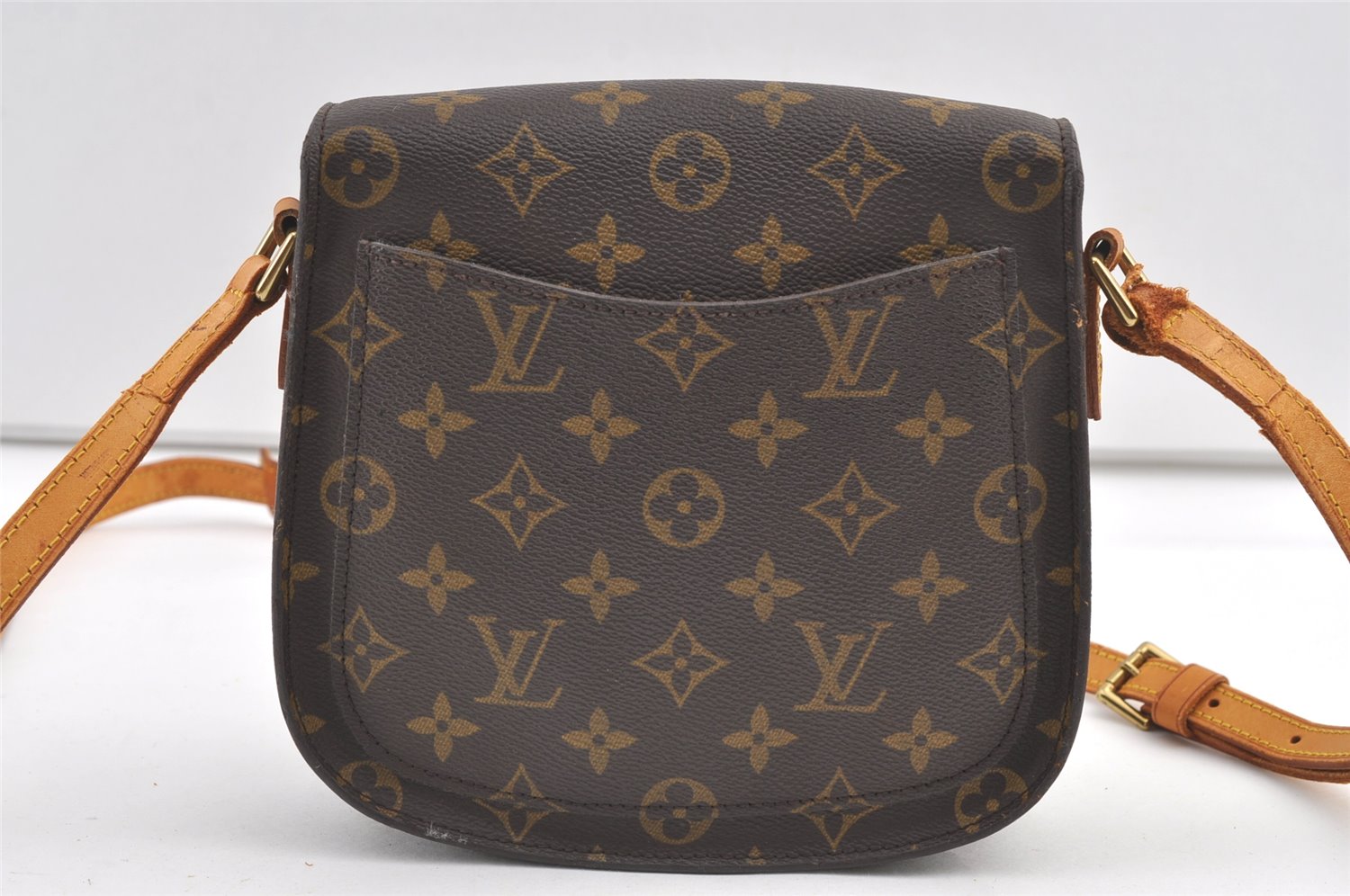 Authentic Louis Vuitton Monogram Saint Cloud MM M51243 Shoulder Cross Bag 8308J