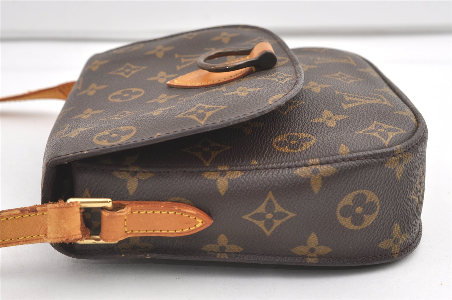 Authentic Louis Vuitton Monogram Saint Cloud MM M51243 Shoulder Cross Bag 8308J